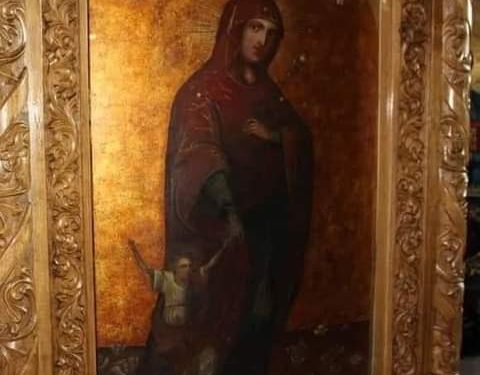 أيقونة مريم العذراء الحامية (كحاملة للسيف) – الايقونة وشرحها