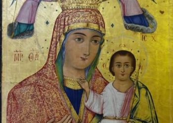 أيقونة العذراء مـريـم الملكة – الايقونة وشرحها