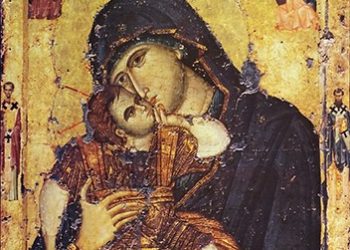 أيقونة عذراء القبلة الحلوة Γλυκοφιλούσα: – تاريخ الايقونة