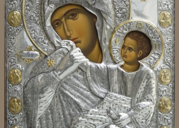 أيقونة العذراء المعزية Παραμυθία: – تاريخ الايقونة