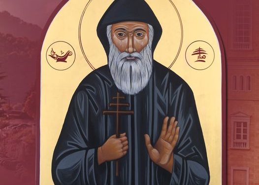 أيقونة القديس شربل –  تاريخ الايقونة