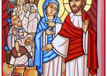 أيقونة عرس قانا الجليل (قبطية) – الايقونة وشرحها