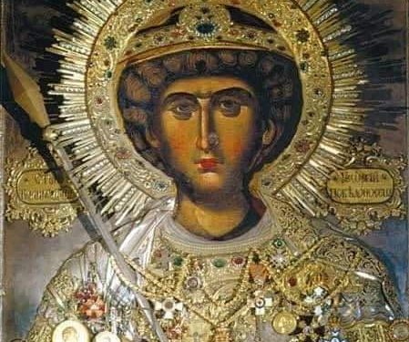 أيقونة القدّيس جاورجيوس المعجزة الغير المرسومة بيد – تاريخ الايقونة