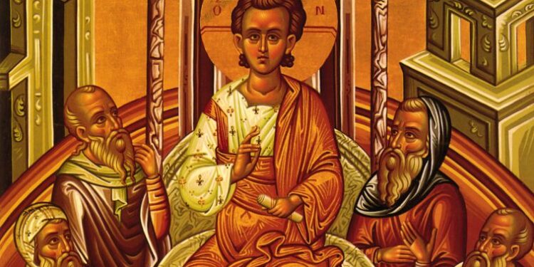 ” أيقونة نصف الخمسين” (بيزنطية) – الايقونة وشرحها