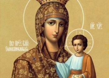 أيقونة والدة الإله “المكتوبة بنفسها” في جبل آثوس(يونانية) – تاريخ الايقونة