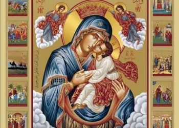 أيقونة المديح – الايقونة وشرحها