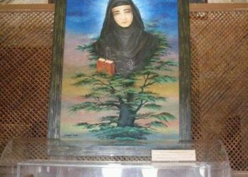 الأيقونة العجائبية للقديسة رفقا الحملاوية “حاملة آلآم المسيح” – تاريخ الايقونة