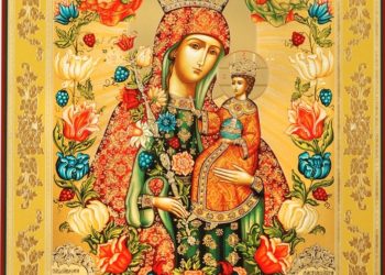 أيقونة والدة الإله “الزهرة الخالدة” – الايقونة وشرحها