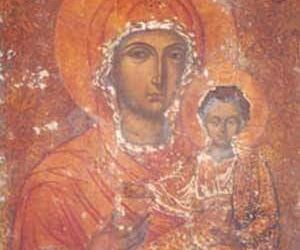 إيقونةُ والدةِ الإله المرشدة أو (القائدة) في دير السيِّدة – حمطورة