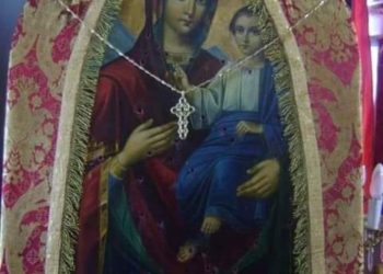 ٥٥ طلقة رصاص في أيقونة العذراء مريم