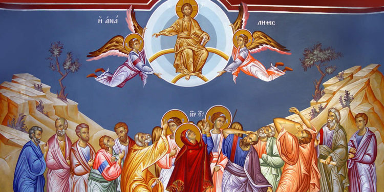 أيقونة الصّعود الإلهي – الايقونة وشرحها