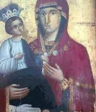 صورة نادرة للسيدة العذراء مريم ” يد المعونة ” – تاريخ الايقونة