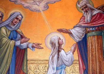 حَيَاةُ العَذْرَاءِ، فِي الهَيْكَل