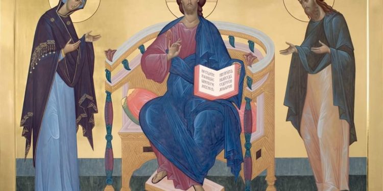 أيقونة الشفاعة أو الصّلاة Deisis – الايقونة وشرحها