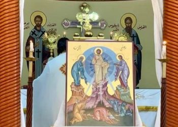 موسى وإيليّا النبيّين في أيقونة التجلي