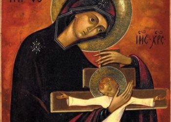 العذراء مريم والصليب – الأب سيمون بيترو حرو