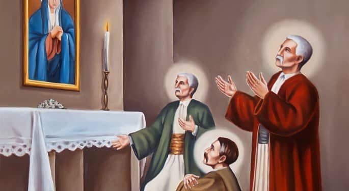 القديسون المسابكييون – الصورة المعتمدة – أبرشية دمشق المارونية