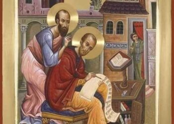 مساعدة الرسول بولس للقديس يوحنا الذهبي الفم في تفسير رسائله