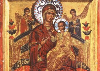 أيقونة ملكة الكل الشافية من السرطان Παντάνασσα – تاريخ الايقونة