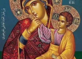 تجديد أيقونة “سيدة الأرض المقدسة” – الايقونة وشرحها