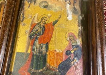 أيقونة بشارة والدة الإله العجائبية في الكنيسة المريمية ( أيقونة المديح) – تاريخ الأيقونة وشرحها