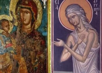 أيقونة والدة الإله التي تابت قدّامها القديسة مريم المصرية Panagia Eggyitria (الأيقونة الضامنة أو الكافلة) – تاريخ الايقونة