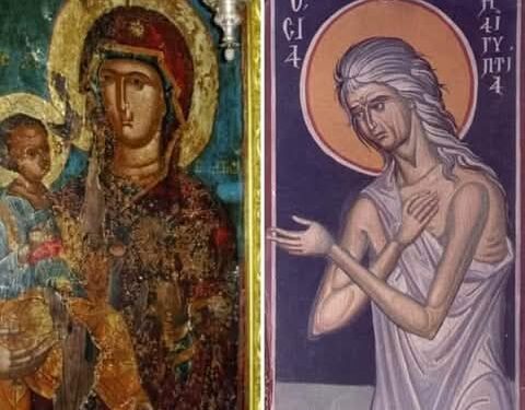 أيقونة والدة الإله التي تابت قدّامها القديسة مريم المصرية Panagia Eggyitria (الأيقونة الضامنة أو الكافلة) – تاريخ الايقونة
