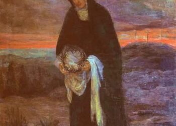 أيقونة نادرة للعذراء مريم بعد صلب ابنها