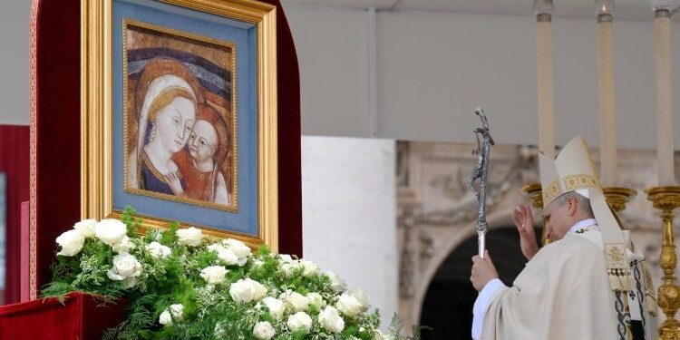 البابا لاوُن الرابع عشر: لتمنَحنا العذراء نعمة أن نكون شهودًا للرب القائم من بين الأموات