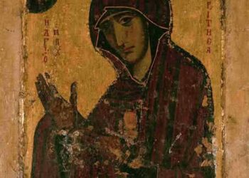 أيقونة العذراء (سيدة السكين المقدس) – تاريخ الأيقونة