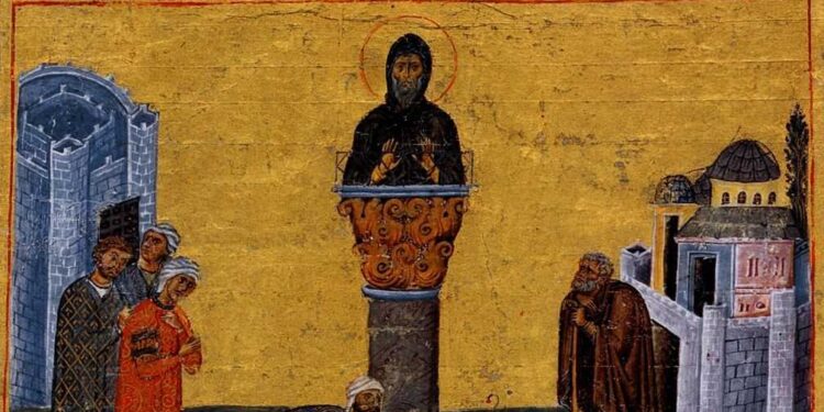 دروس مستفادة من حياة سمعان العمودي