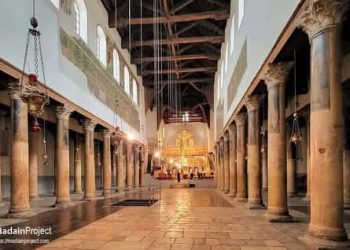 كنيسة المهد، بيت لحم … وأرز لبنان