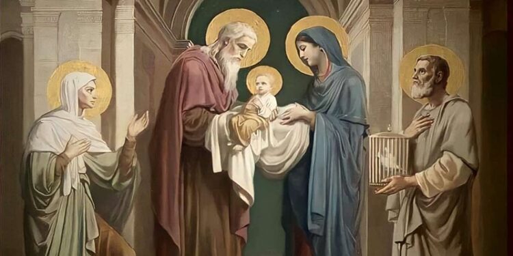 تساعية دخول المسيح إلى الهيكل (تقدمة الرب)