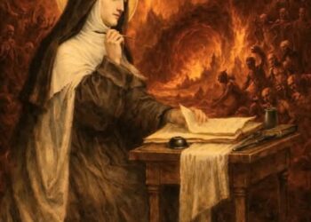 القديسة تريزا الأفيليّة، معلّمة الكنيسة، ترى جهنّم ومكانها الخاصّ فيها لو لم تَتُب!