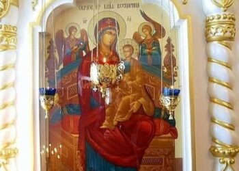 صلاة إِلى والدة الإِله الفائقة القداسة، كان يصلِّيها كلَّ يوم ( القدِّيس ديمتريوس روستوف)